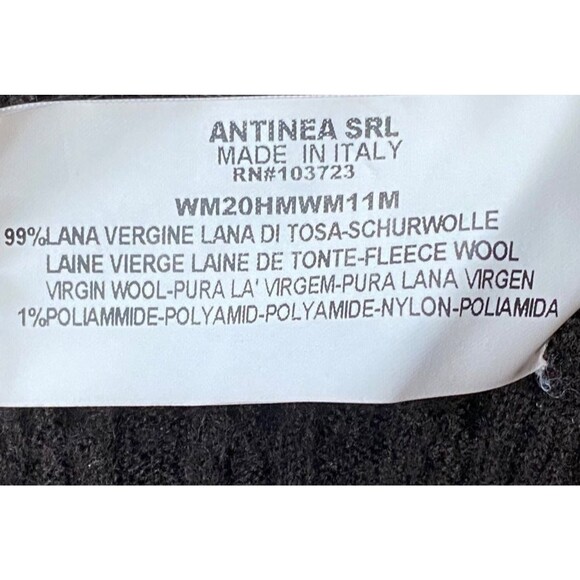 Vtg Armani Collezioni Cable Knit Virgin Wool Sweater Vest Brown Made in Italy 8 - Picture 5 of 8